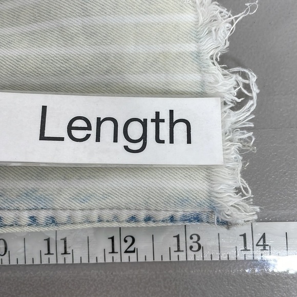 KanCan NWT Jean Skirt Estilo Striped Mini Skirt Denim Blue White Size Small S - Picture 13 of 13